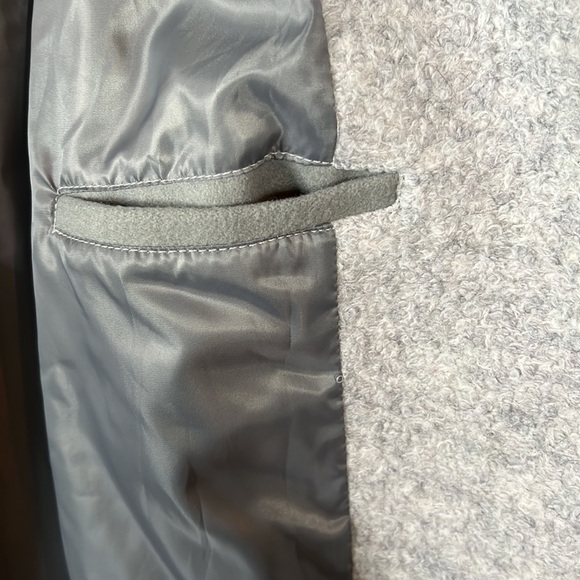 Andrew Marc Geller Assymetrical Long Coat Size M In Ivory - Picture 13 of 16